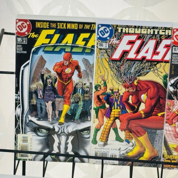 The Flash 185-196 200 lot (Volume 2 DC) Wally West Scott Kolins - Picture 2 of 7
